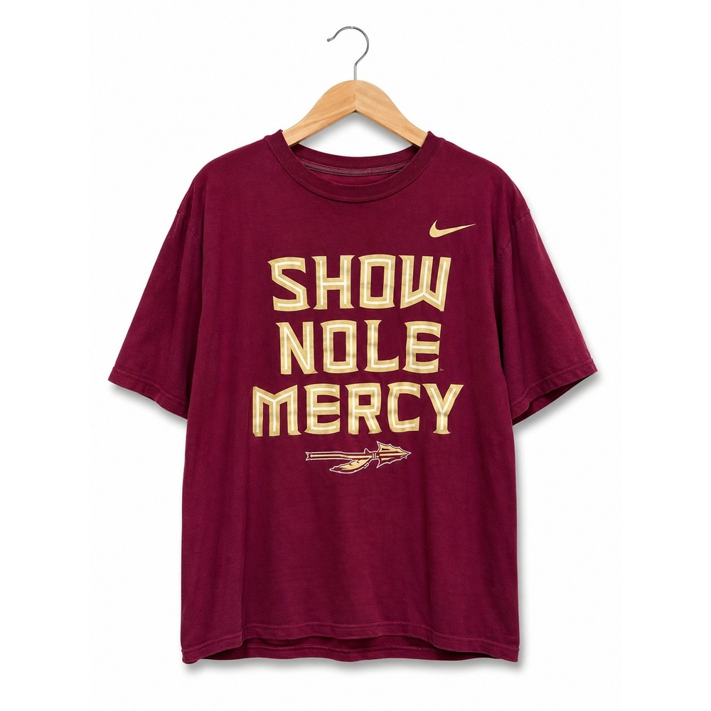 Nike Florida‎ State Seminoles Show Nole Mercy T Shirt Mens Large Garnet NCAA